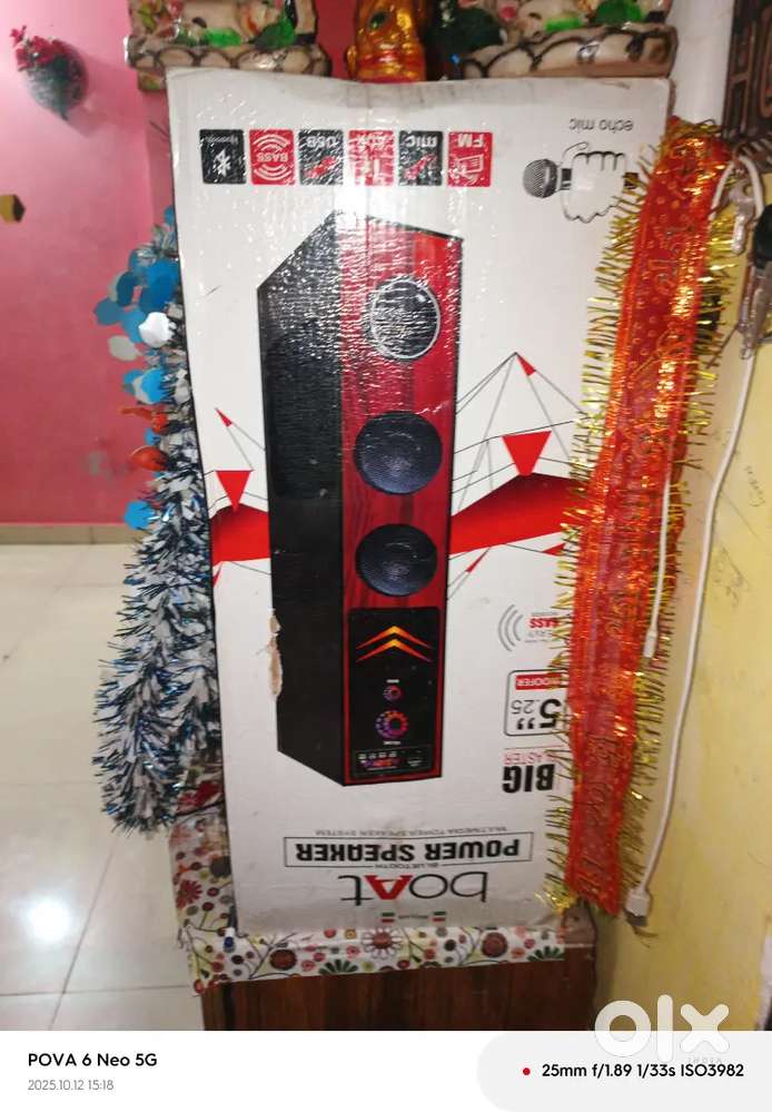 DJ tower best sound work in home , party etc.