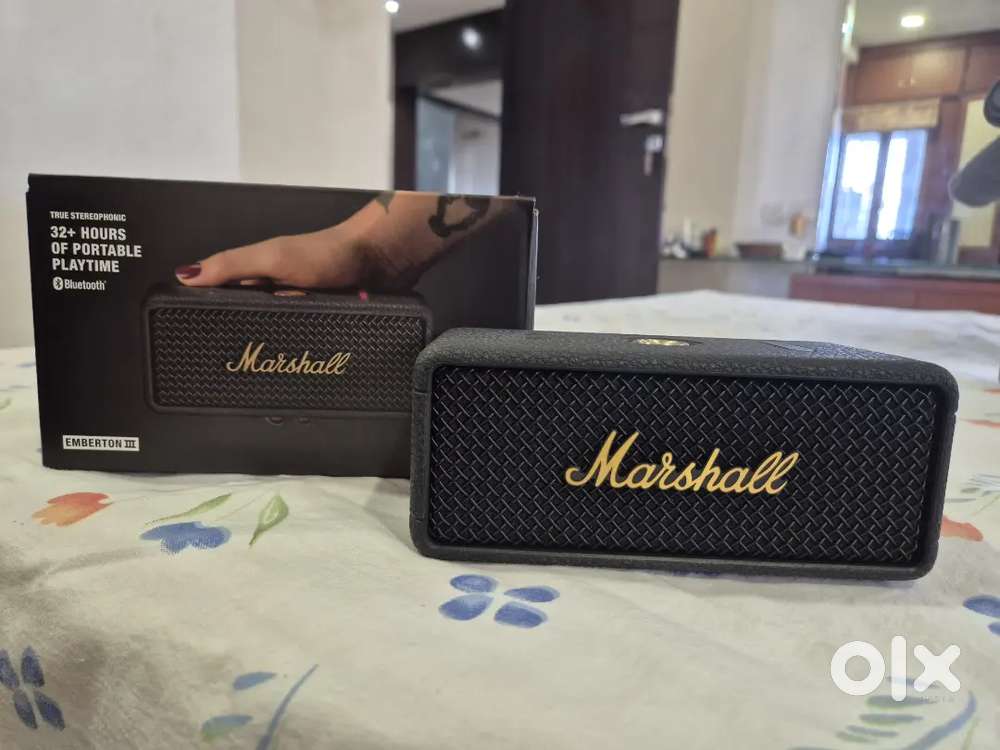 Marshall Emberton 3 Bluetooth Speaker – Unused, With Bill & Box