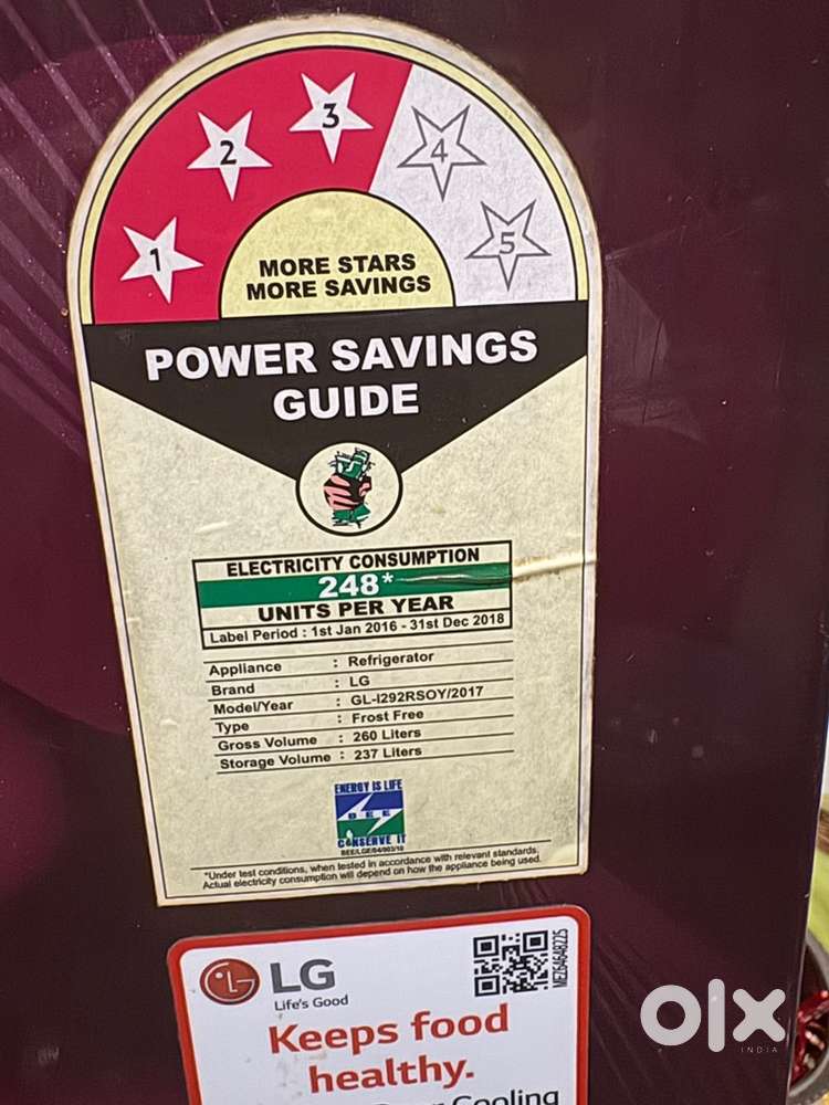 LG FRIDGE DOUBLE DOOR