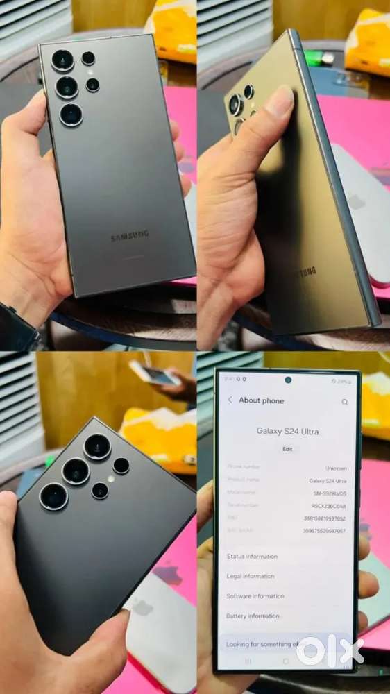 Samsung s24 ultra with box and all accessories