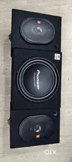 Pioneer Woofer and Jbl Speakers