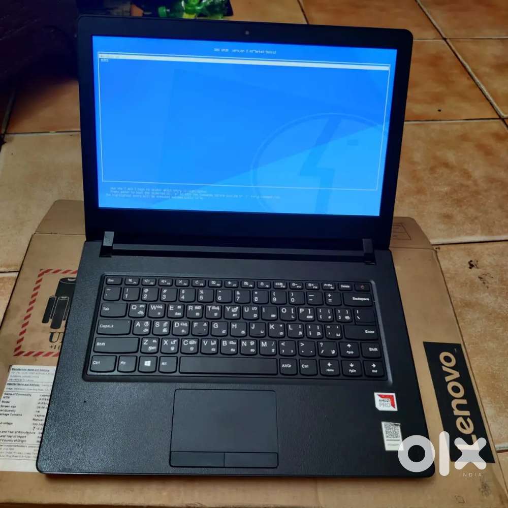 LENOVA LAPTOP 4 GP RAM 500 GP HDD WIFI WEBCAM AMD A4 PROCESSER WINDOW