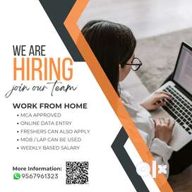 WORK FROM HOME** MOBILE TYPING** WEEKLY BASED SALARY ASSURED