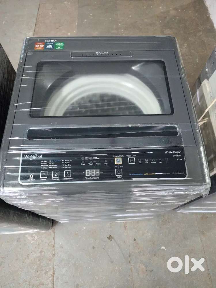 Washing machine with warranty