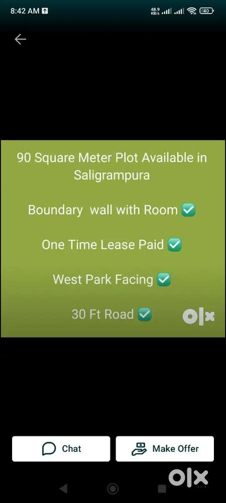 Plot Available in Saligrampura