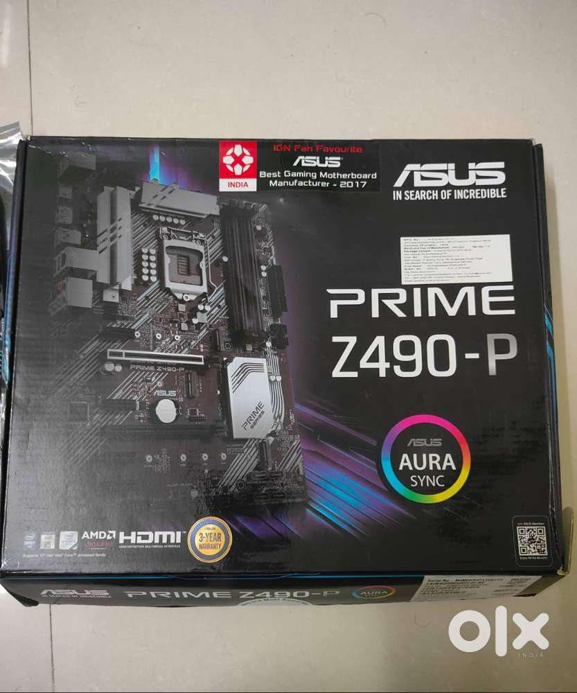 Asus PRIME Z490-P  Best Gaming  Motherboard