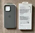 iPhone 16 Pro Max Stone Gray Silicone Case with Magsafe with Bill.