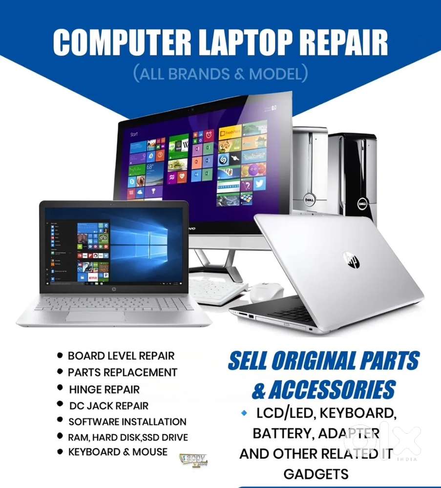 Laptop Repairing only 500 1month warranty