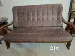 Three plus Two sofa set & Dining table with 4 chairs