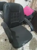 revolving chair big n small chair n plastic chair