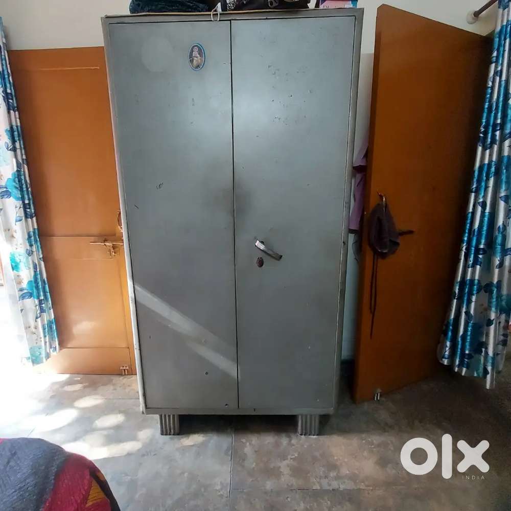 Good Quality Sofa With Glass Table plus 2 Heavy/durable Iron Almirahs