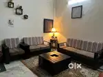 6 Seater Wooden Sofa + Center Table – Premium Teak Wood – Only 25,000