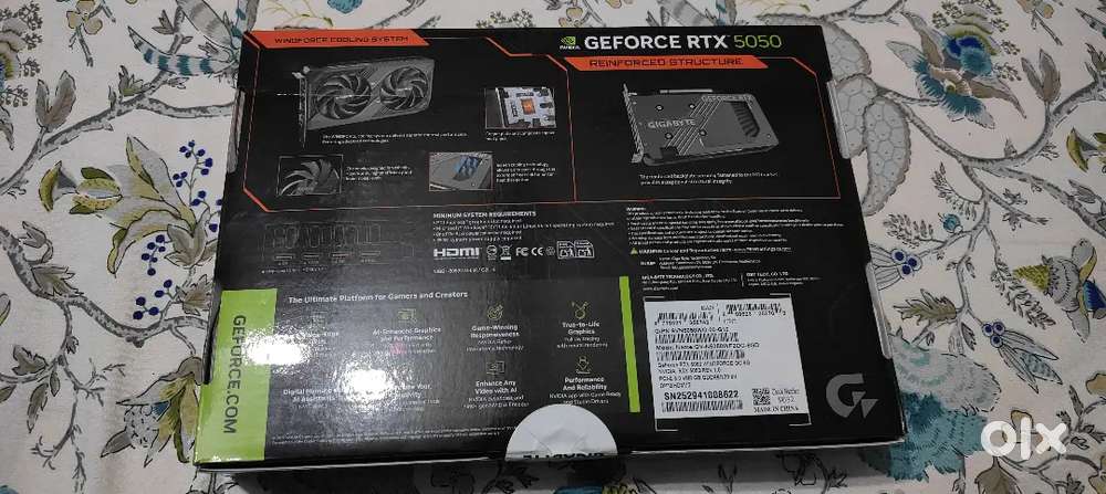 Gigabyte GeForce RTX 5050 Windforce OC 8GB – Brand New Seal Packed