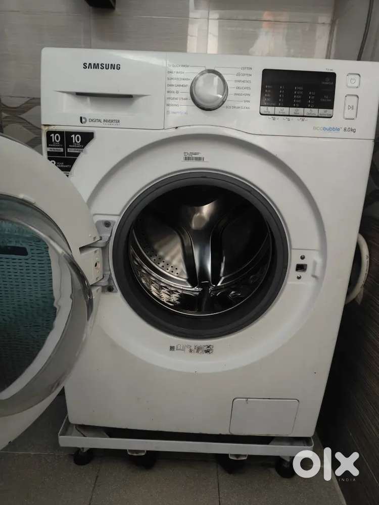 Samsungl front load eco bubble Washing machine and Fridge