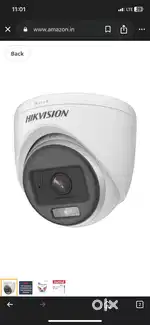 Hik vision camera 6 with speaker and DVR