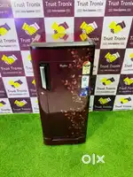 Maroon Whirlpool ice magic flower design 190 ltrs singke door fridge_-