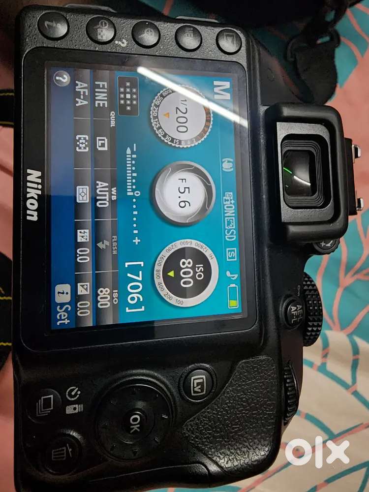 Nikon D3300 with 18-55 mm lens and 70-300 mm zoom lens