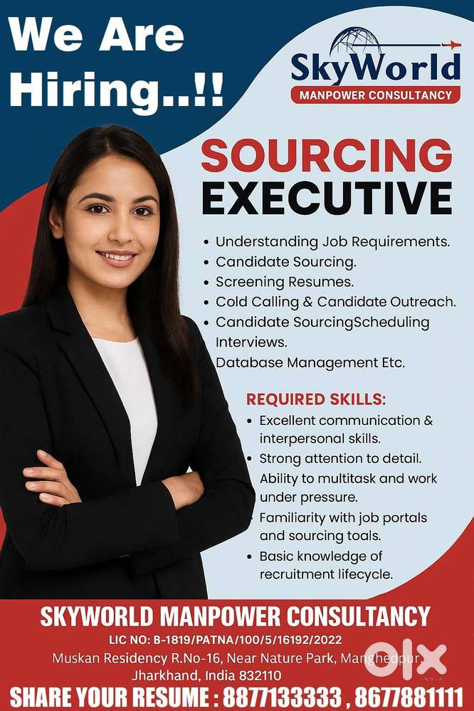 We are looking for , confident, and well-spoken Receptionist /