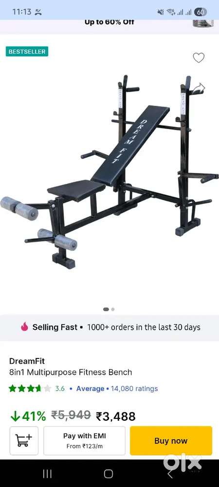 I want to sell these Gym equipments and it's totally new.