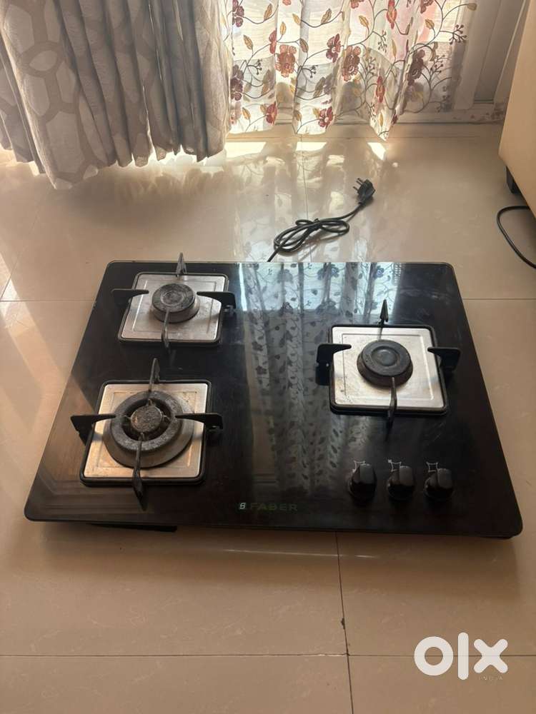 Faber auto ignition 3 burner cooktop