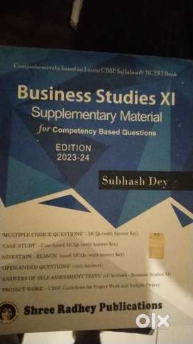 Business studies pratice book class 11th new edition