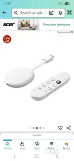 Google cromecast 4k tv