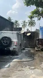 Car water wash & wheelsl alignment