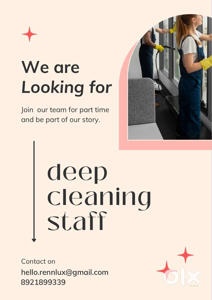 Deep Cleaning job Vacancy