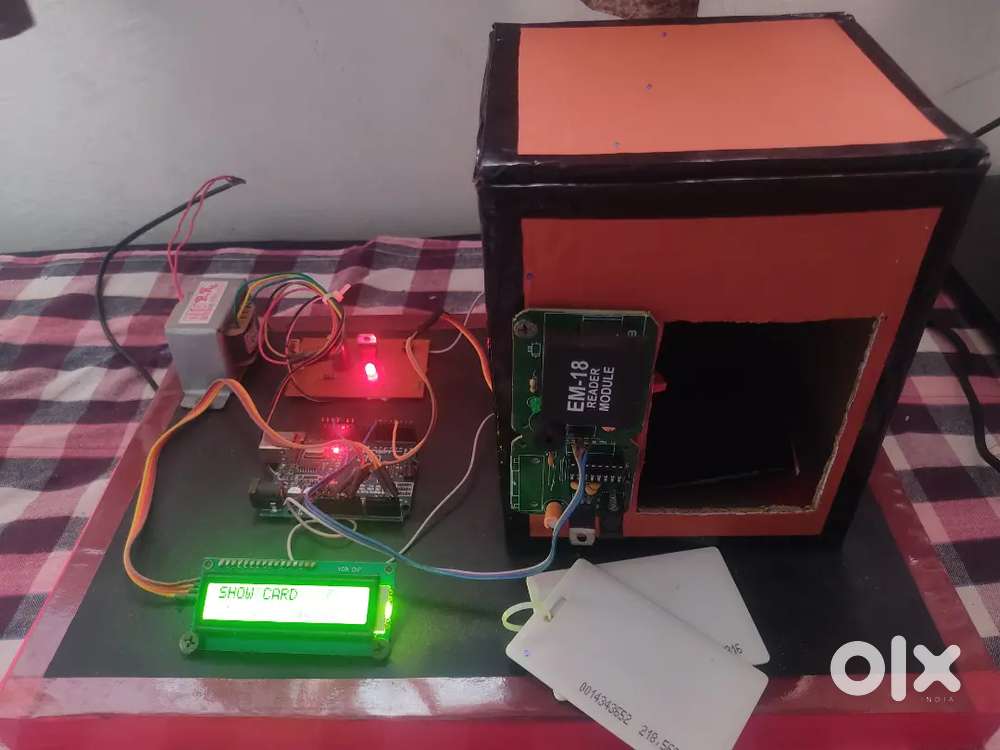 RFID based Door lock system Project