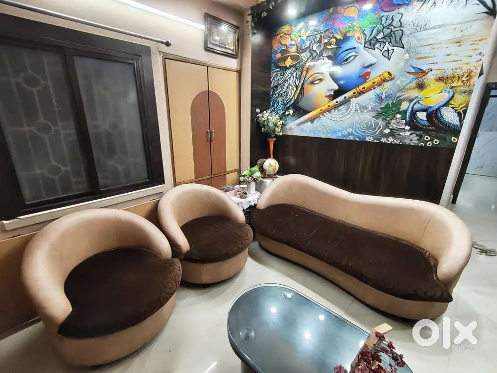 5 Seater Leather Sofa Set