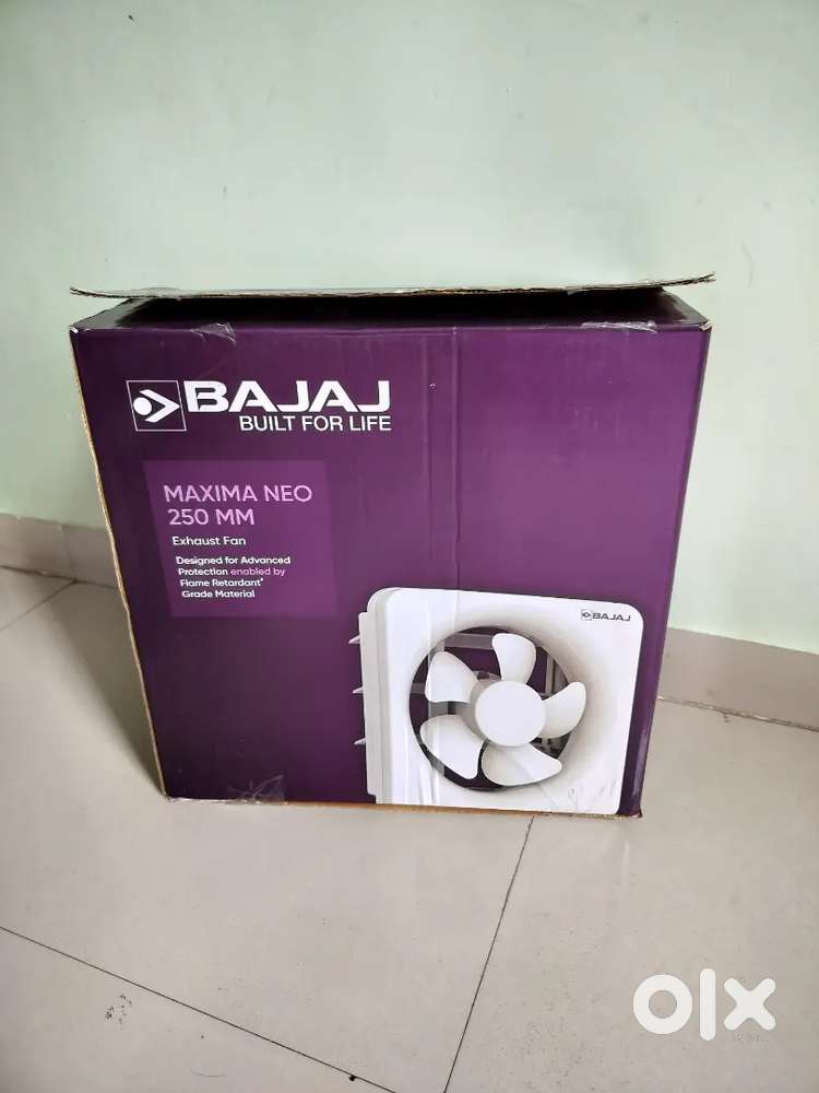 Exhaust Fan 250 mm Bajaj maxima neo NEW Pretty Pack