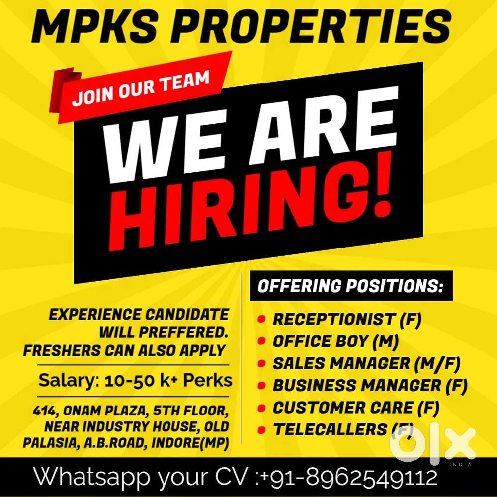 Real estate openings