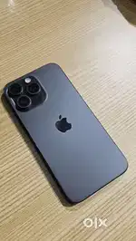 15 pro max, 256GB, Black titanium