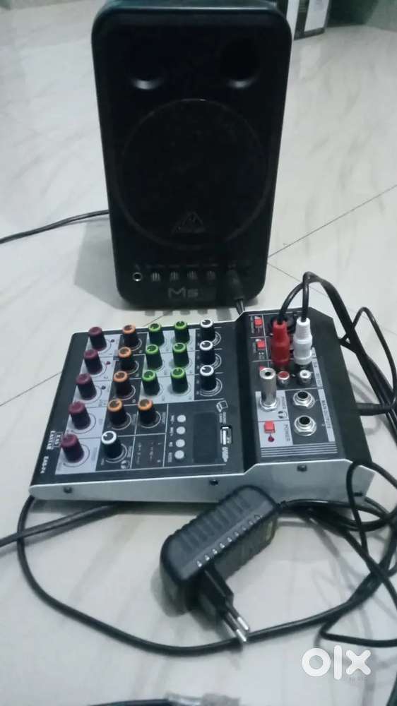 Mini Recording perfessional mixer, studio monitor box and , software