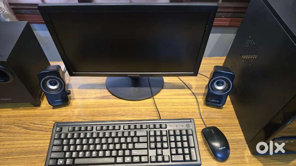 Desktop setup with intel i3 processor,1TB storage, 4gb RAM Expandable