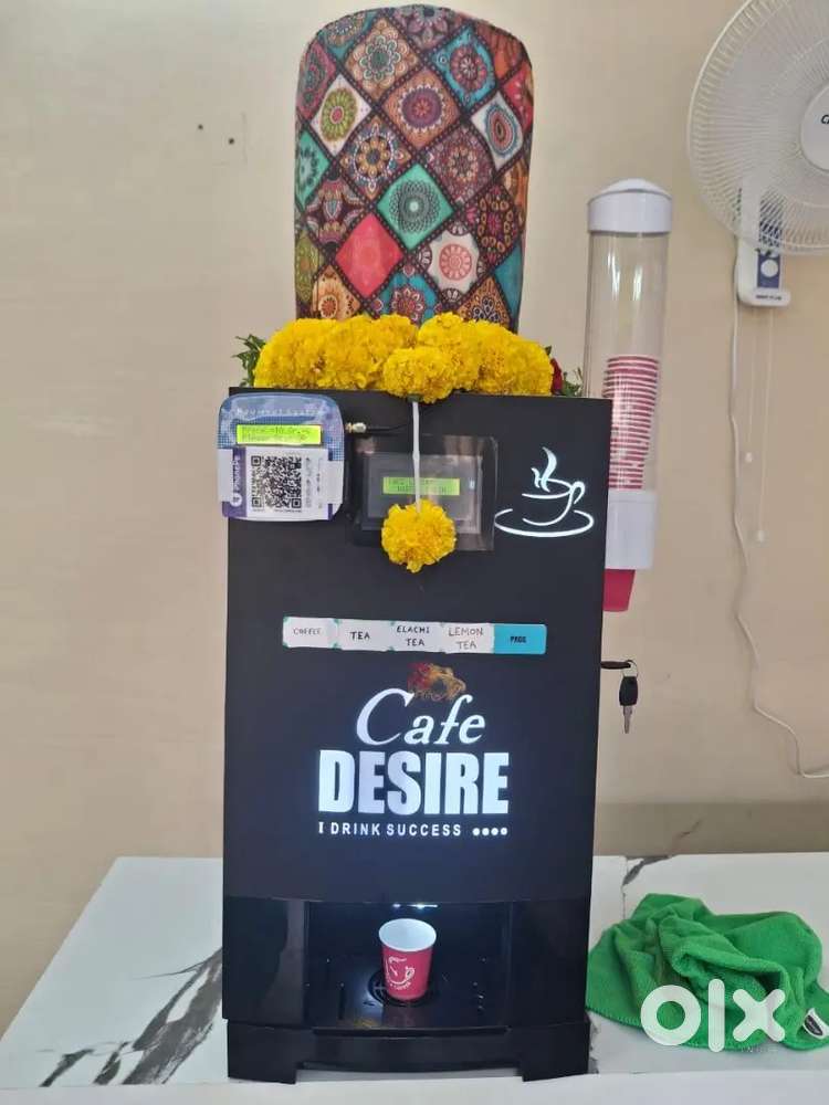 Tea and coffee vending machines