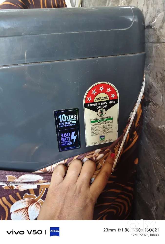 Whirlpool washing machine 6.5 kg