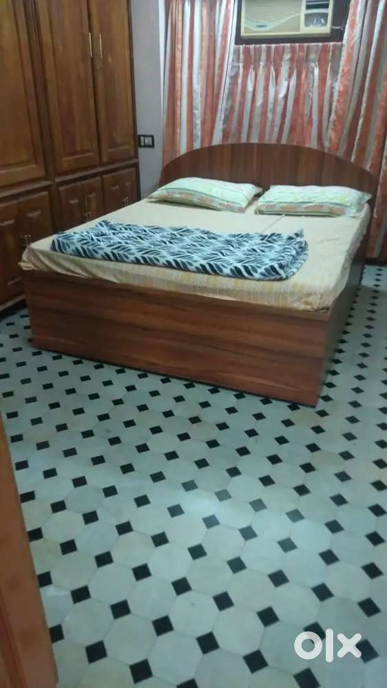 Cot with bed