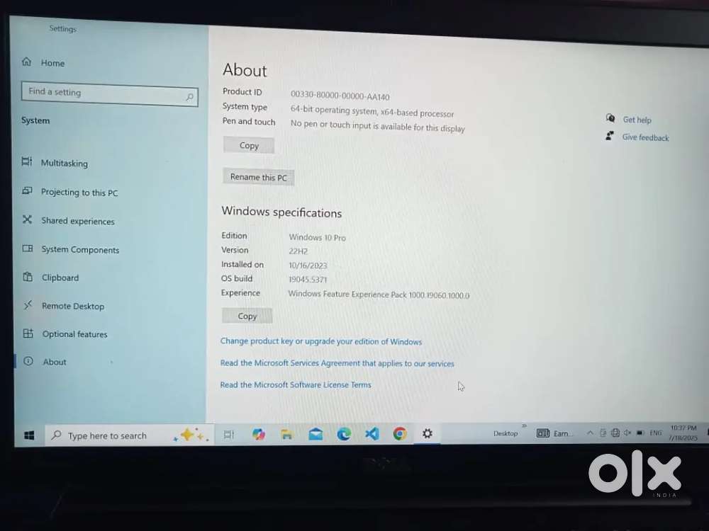 I am selling laptop