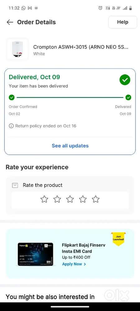 Brand New Water Heater