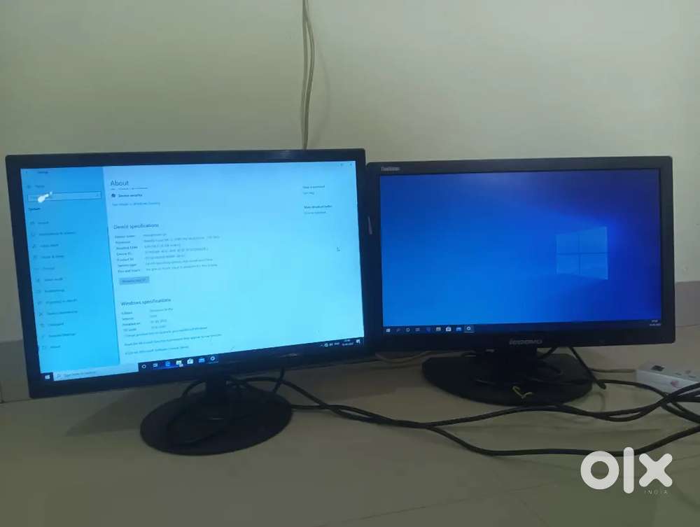 Cpu and 2 monitor setup