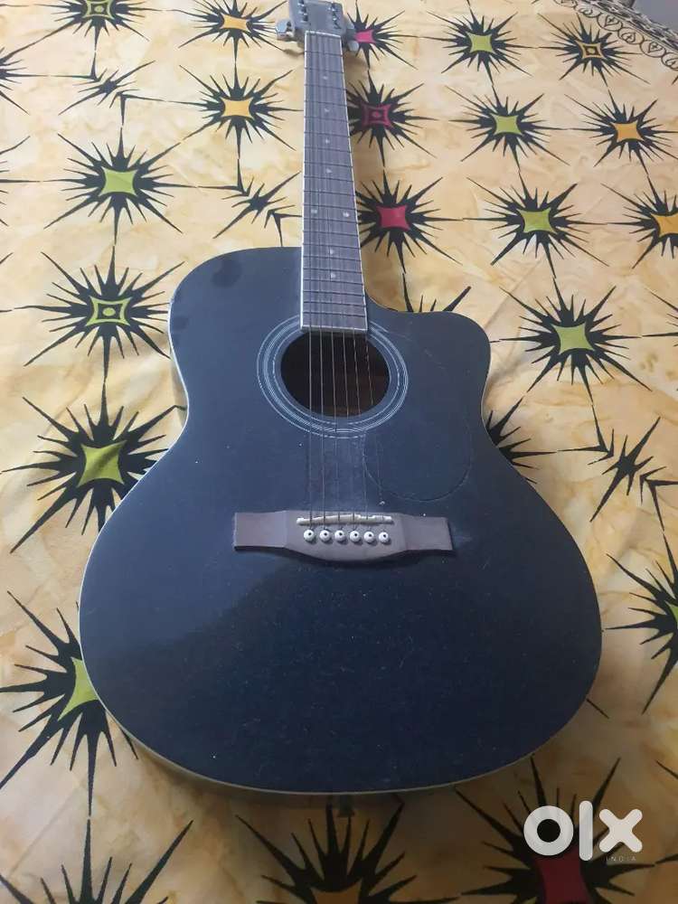 A second hand guitar in a very good condition