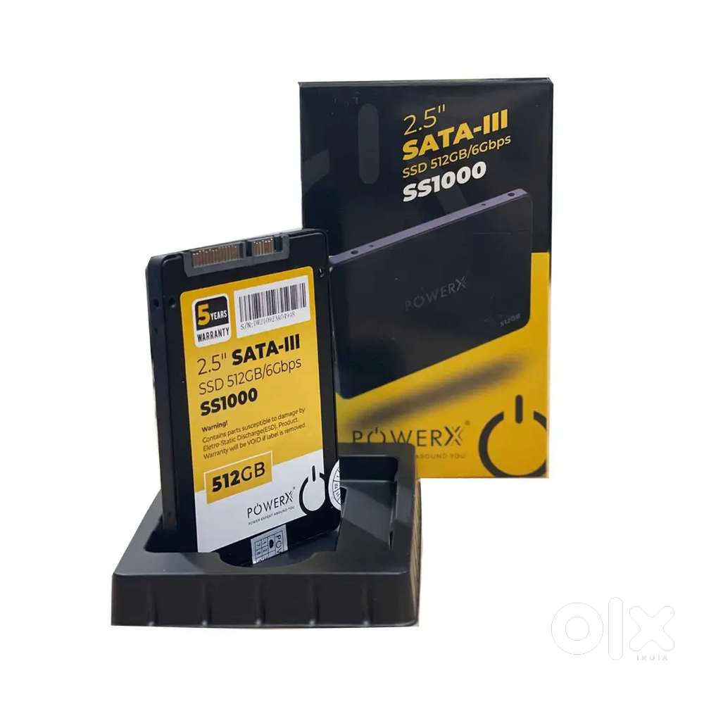 512 gb ssd new box pack power x 5yr warranty