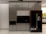 Modular Kitchen in Acrylic