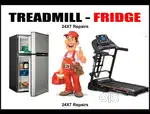 Treadmills cum Refrigerator all brands home repair available