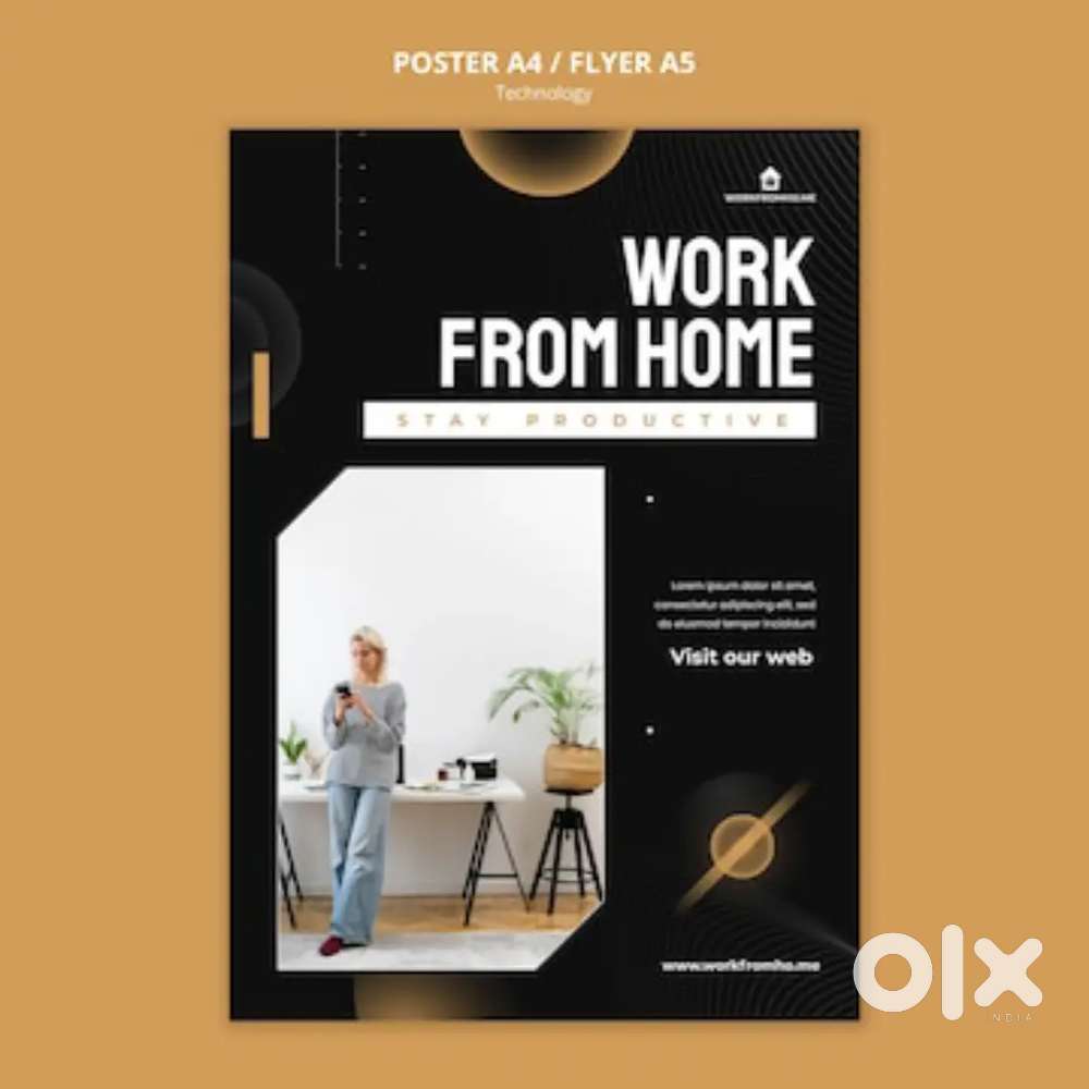work from home online work -office work