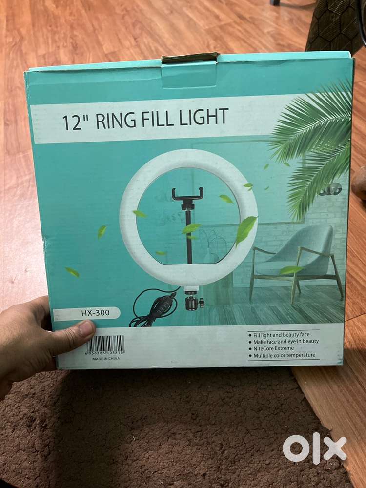 Ring light and camera stamd