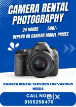 basic camera 500 rent gopro 350/-