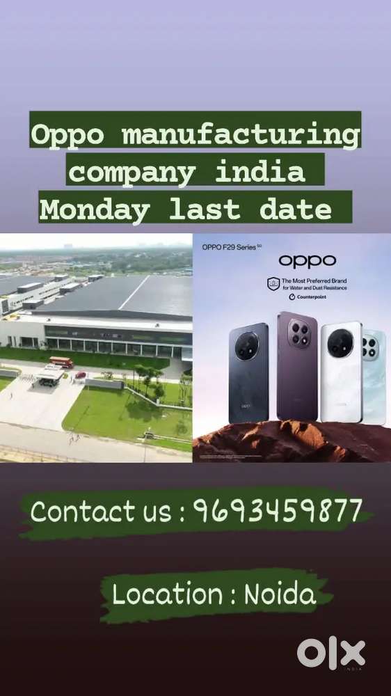 Oppo mobile manufacturing india