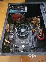 Amd Ryzen 3200g, Gigabyte A320 Motherboard M.2 SSD Cabinet SMPS @ 8500